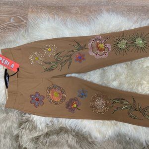 Filles A Papa Crystal Tailored Pants